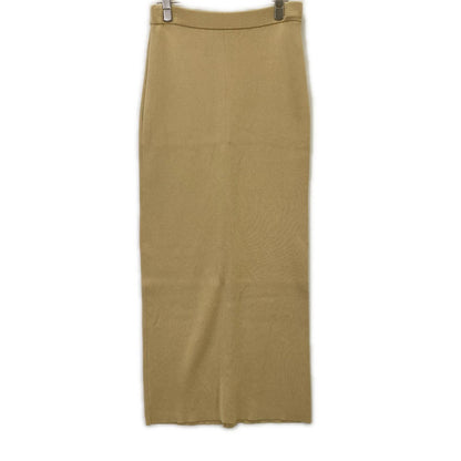 Plage 25SS beige mercerized cotton knit skirt
