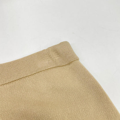 Plage 25SS beige mercerized cotton knit skirt