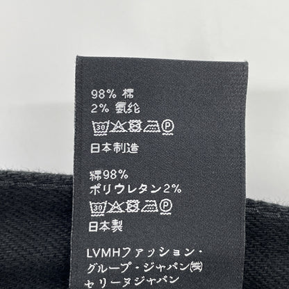 CELINE セリーヌ エディ期 W SK 001 N012 786D 38NJ ブラック コットン デニムパンツ ボトムス