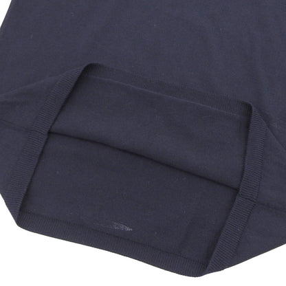 27-Gauge Cotton Knit Polo Top Men's Navy 46 JU5114 Top 46 Men's