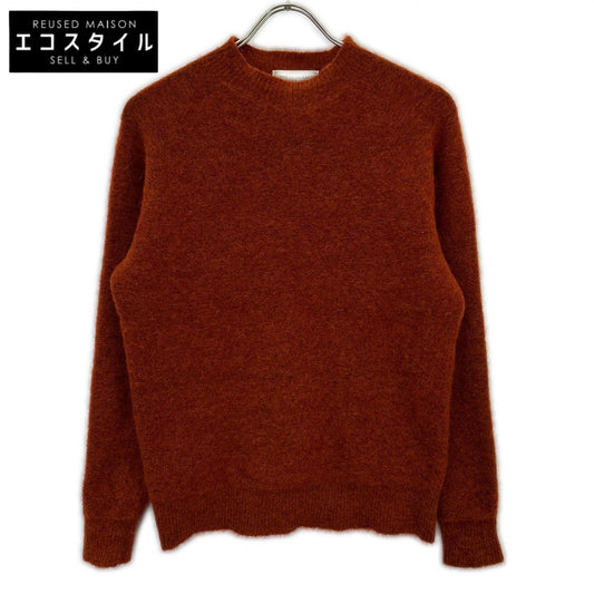 FILIPPO DE LAURENTIIS フィリッポ・デ・ローレンティス 3210-GC3MLR20 オレンジ ミドルゲージ モヘアウール クルーネックニット トップス