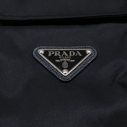 PRADA 普拉达 【美品/国内正品/23年产】UJL35B Re-Nylon 三角徽标牌拼接卫衣/上衣