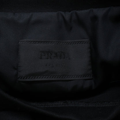 PRADA 普拉达 【美品/国内正品/23年产】UJL35B Re-Nylon 三角徽标牌拼接卫衣/上衣