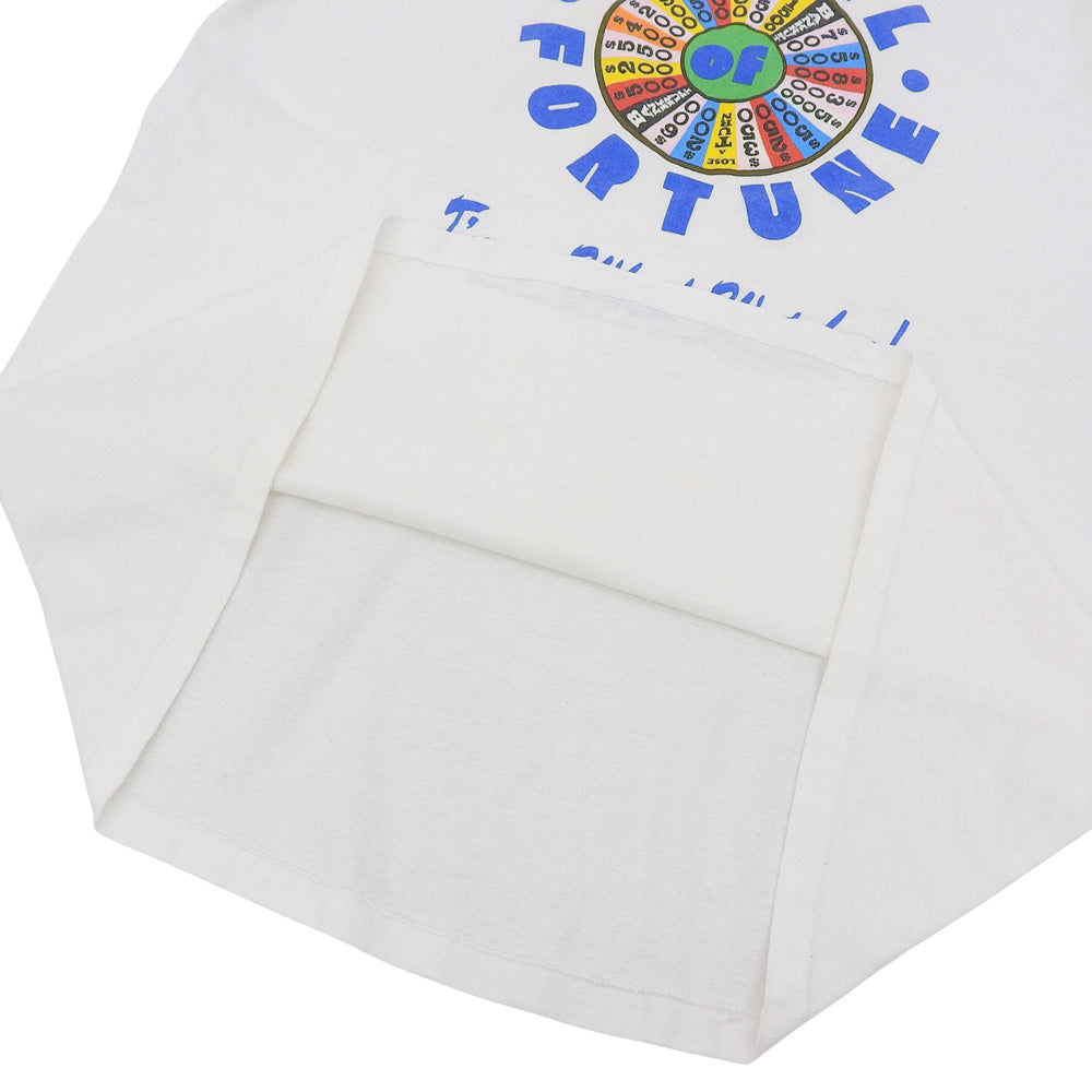 VINTAGE ヴィンテージ stedman　WHEEL FORTUNE コットン Tシャツ トップス メンズ 白 ホワイト XL 80～90年代 トップス