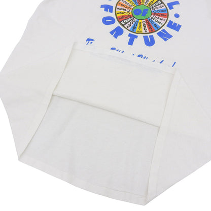 VINTAGE ヴィンテージ stedman　WHEEL FORTUNE コットン Tシャツ トップス メンズ 白 ホワイト XL 80～90年代 トップス