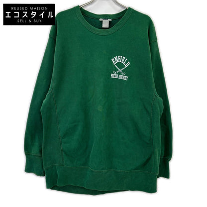 90年代美国制造 绿色印花卫衣 Reverse Weave 上衣 XL 男式