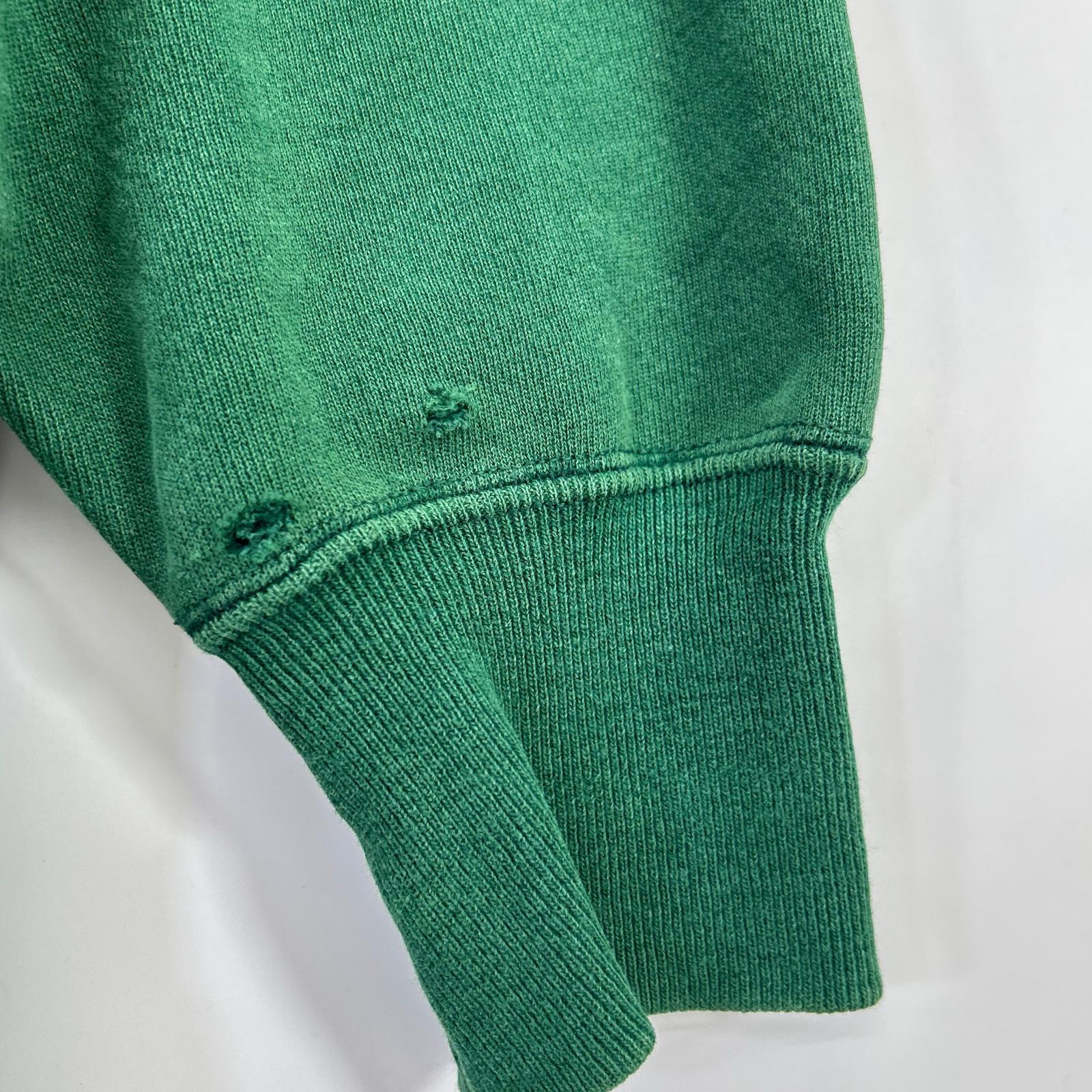 90年代美国制造 绿色印花卫衣 Reverse Weave 上衣 XL 男式