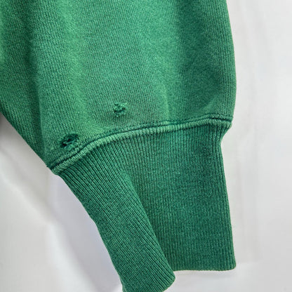 90年代美国制造 绿色印花卫衣 Reverse Weave 上衣 XL 男式
