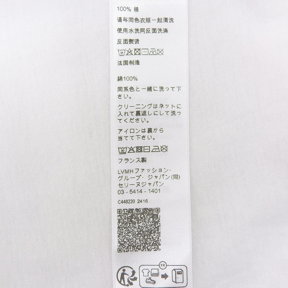 CELINE 赛琳 棉质徽标 T 恤 上衣 男士 白色 M 2X43C671Q.01EA 上衣