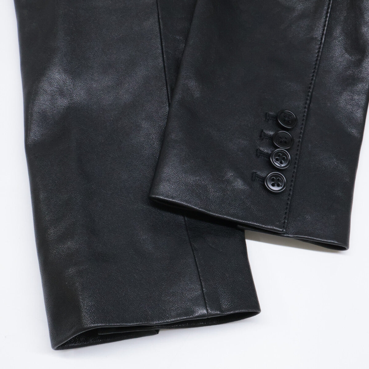 【美品/国内正品】CQ220 羔羊皮 2扣西装夹克 XS 女式