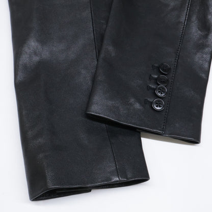 【美品/国内正品】CQ220 羔羊皮 2扣西装夹克 XS 女式
