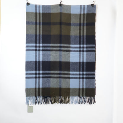 [Like New] 112023-21-150-61-010 CPG51149 Check Pattern Cashmere Fringe Stole Women's