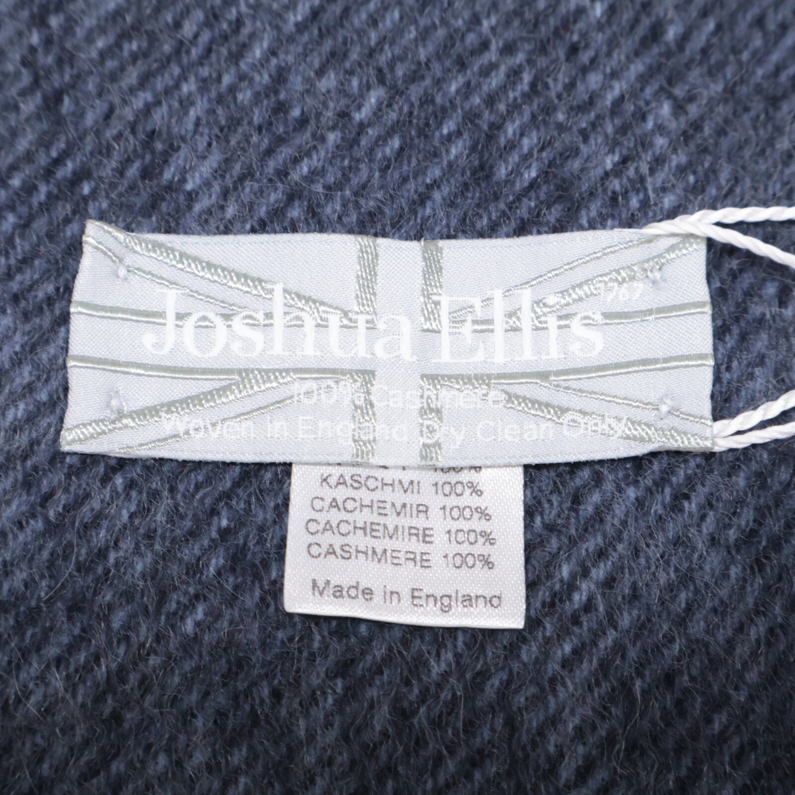 [Like New] 112023-21-150-61-010 CPG51149 Check Pattern Cashmere Fringe Stole Women's