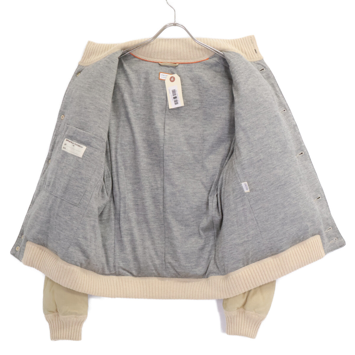 BRUNELLO CUCINELLI ブルネロクチネリ スエード 裏地カシミヤ ジップアップ ジャケット