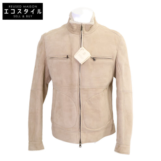 [Like New] Suede Inner Boa Zip-Up Jacket S Men's
