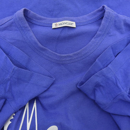 MONCLER Moncler Logo Patch Short-sleeved T-shirt Top Men's Blue S Top