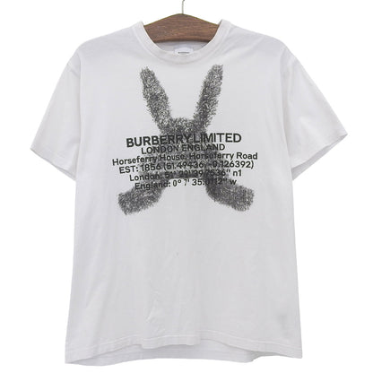 BURBERRY 博柏利 RABBIT LOGO TEE 棉质上衣 男士 白色 M 8049565 上衣
