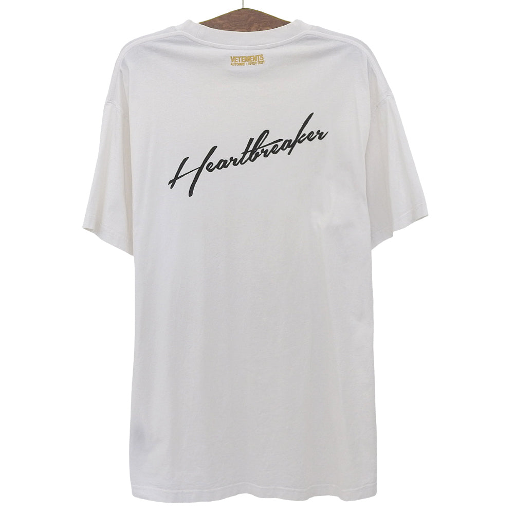 VETEMENTS ヴェトモン コットン ユニコーン プリント Tシャツ トップス メンズ 白 ホワイト XS UAH21TR563 20AW トップス