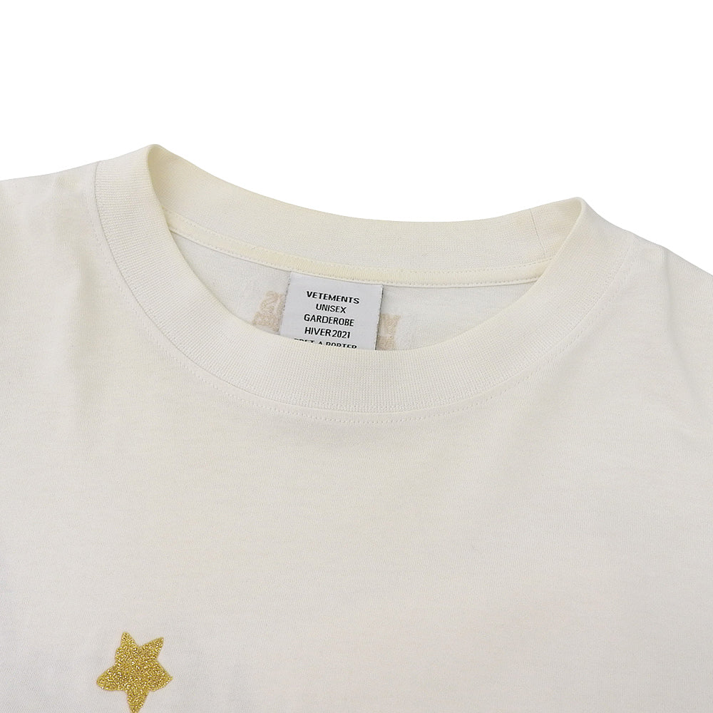 VETEMENTS ヴェトモン コットン ユニコーン プリント Tシャツ トップス メンズ 白 ホワイト XS UAH21TR563 20AW トップス