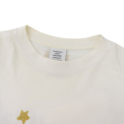 VETEMENTS ヴェトモン コットン ユニコーン プリント Tシャツ トップス メンズ 白 ホワイト XS UAH21TR563 20AW トップス