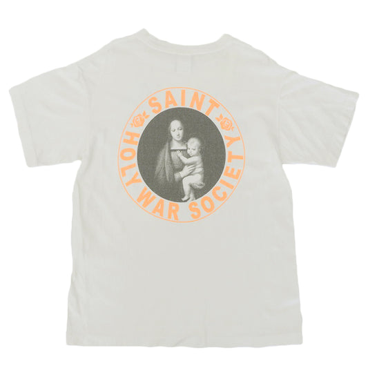 SAINT MICHAEL セントマイケル HEART Tシャツ コットン トップス メンズ ホワイト M 21SS SM-A21-0000-005T トップス