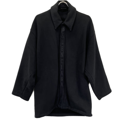 BALENCIAGA バレンシアガ 20AW 641628 ブラック バスケットボール コクーン シャツジャケット ジャケット