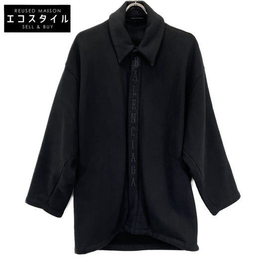 BALENCIAGA バレンシアガ 20AW 641628 ブラック バスケットボール コクーン シャツジャケット ジャケット