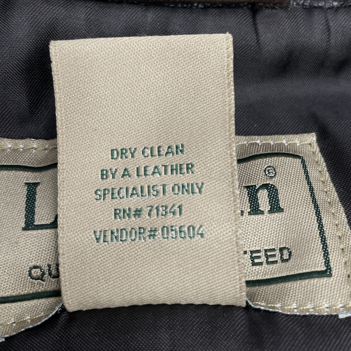 L.L.Bean L.L.Bean made in Turkey brown leather A-2 flight jacket jacket
