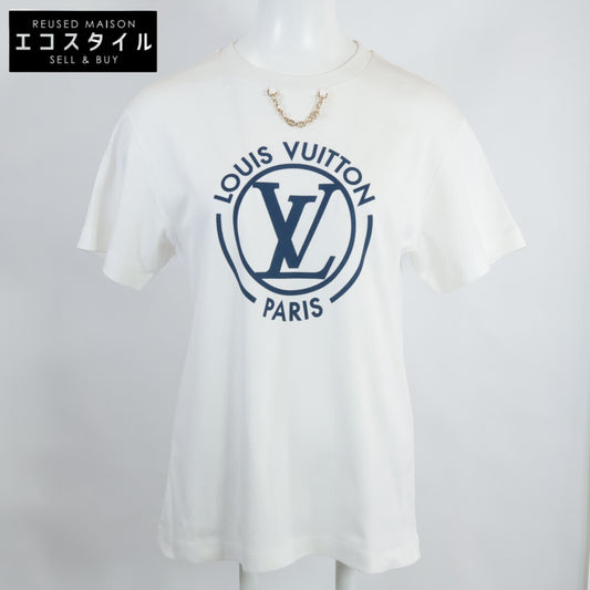 LOUIS VUITTON 【Beautiful/Domestic/24 Series】RW242WW UOL FRTS59 Flocked LV Short-sleeved T-shirt/Top