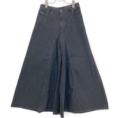 A02092 Black Denim D-SPRITZZ Flare Pants Bottoms Women's