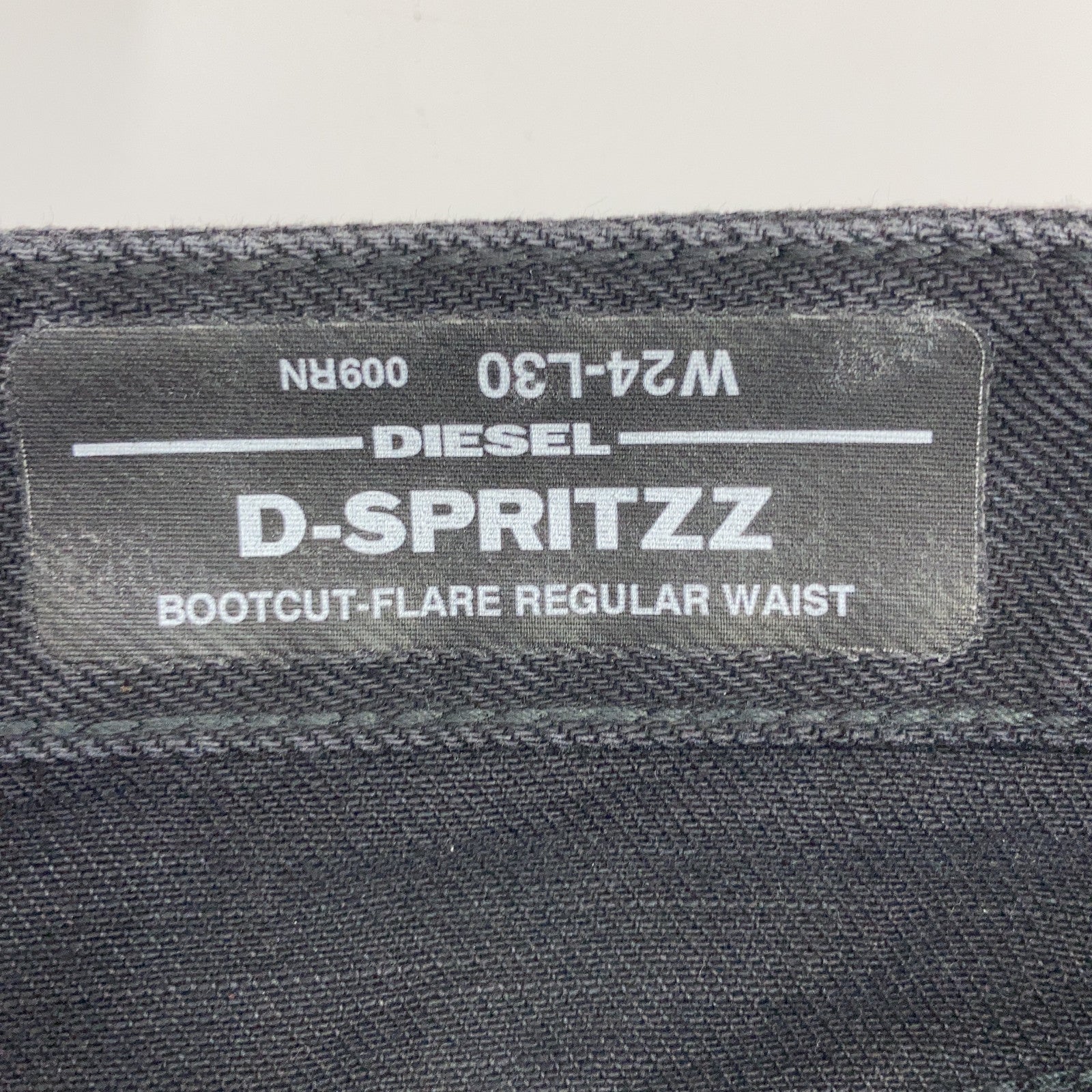 A02092 Black Denim D-SPRITZZ Flare Pants Bottoms Women's