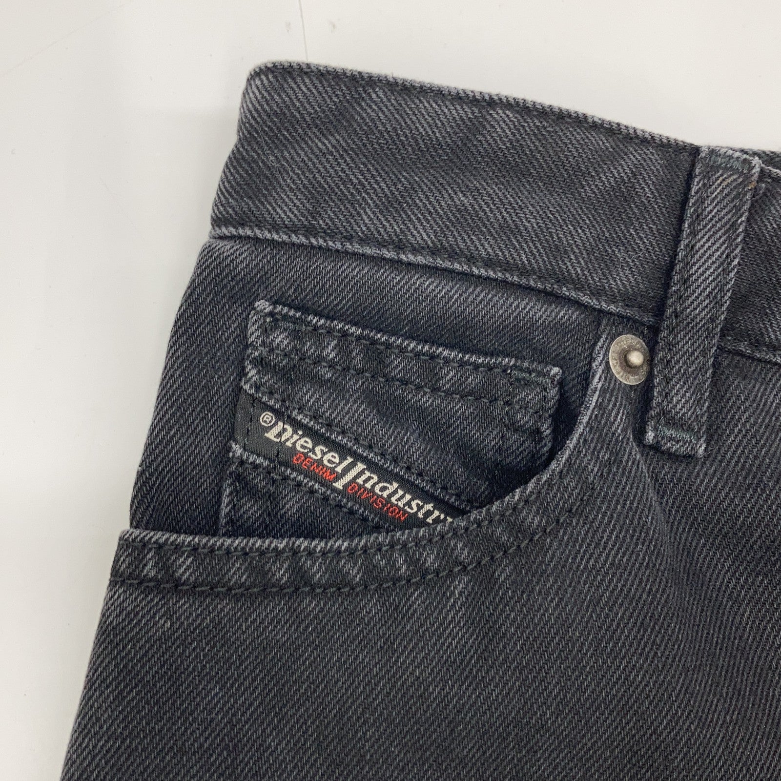 A02092 Black Denim D-SPRITZZ Flare Pants Bottoms Women's