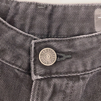 A02092 Black Denim D-SPRITZZ Flare Pants Bottoms Women's