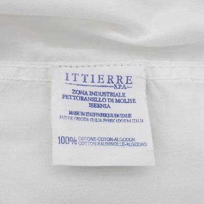 Versace Jeans ヴェルサーチジーンズ コットン100 シルバーメデューサボタン バンドカラー L/Sシャツ トップス メンズ ホワイト XL トップス