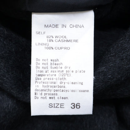 【Excellent Condition/25AW】GAO-75540 Colombo Cashmere Blend Reversible Coat 36 Women's