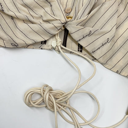JACQUEMUS Jacquemus La Chemise Plidao 棉质徽标府绸衬衫上衣