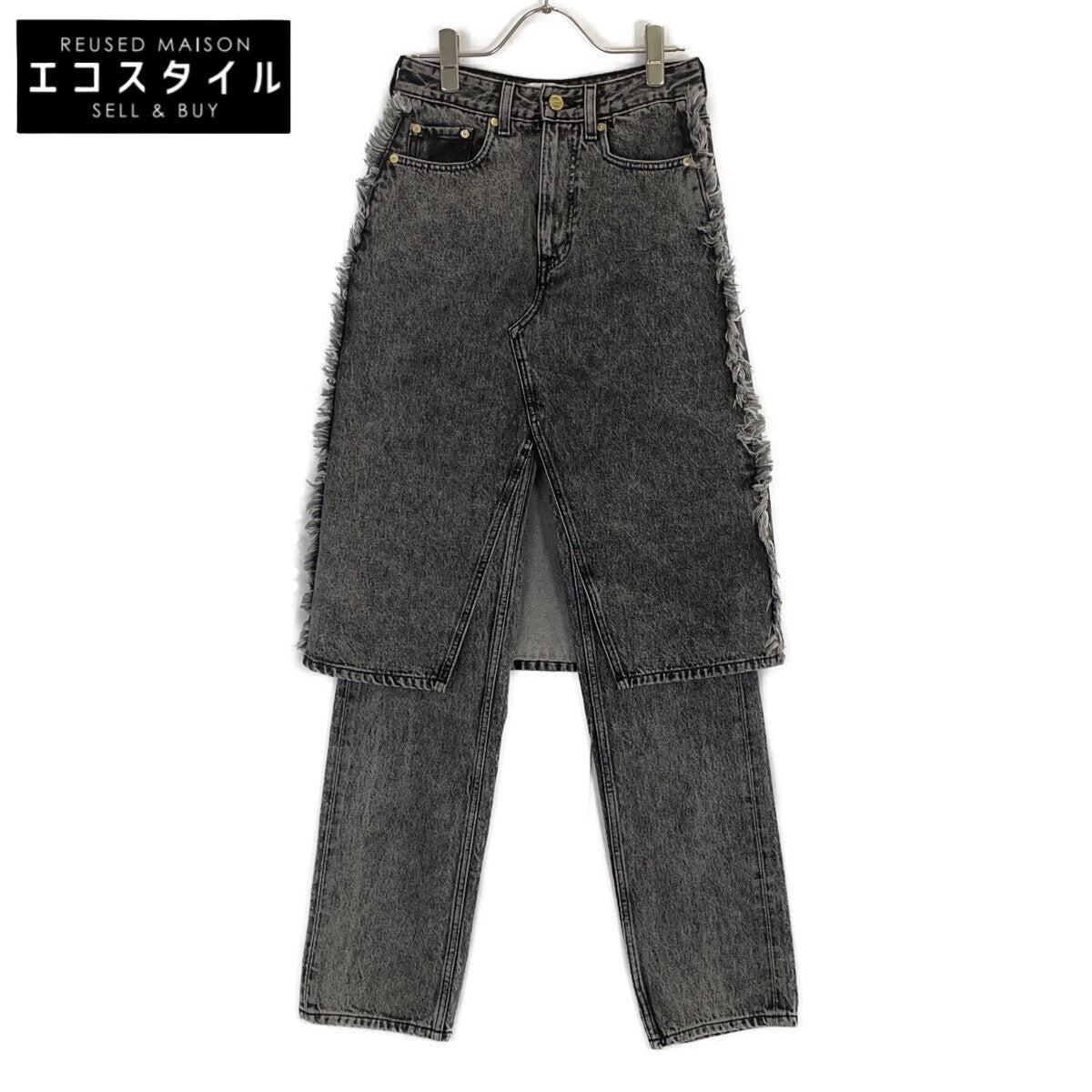GANNI GANNI SNOW WASHED DENIM SKIRT 牛仔半身裙 下装