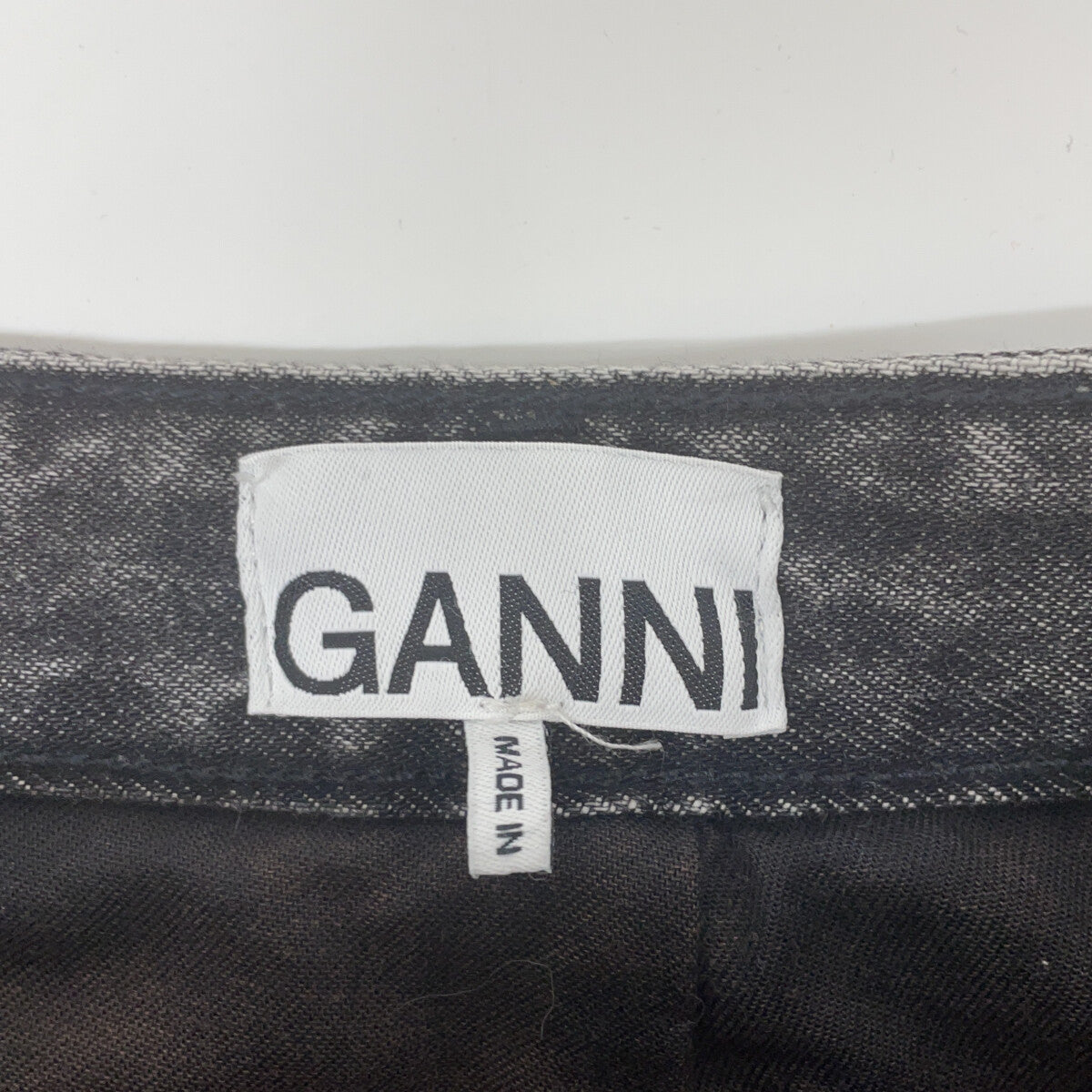 GANNI GANNI SNOW WASHED DENIM SKIRT 牛仔半身裙 下装