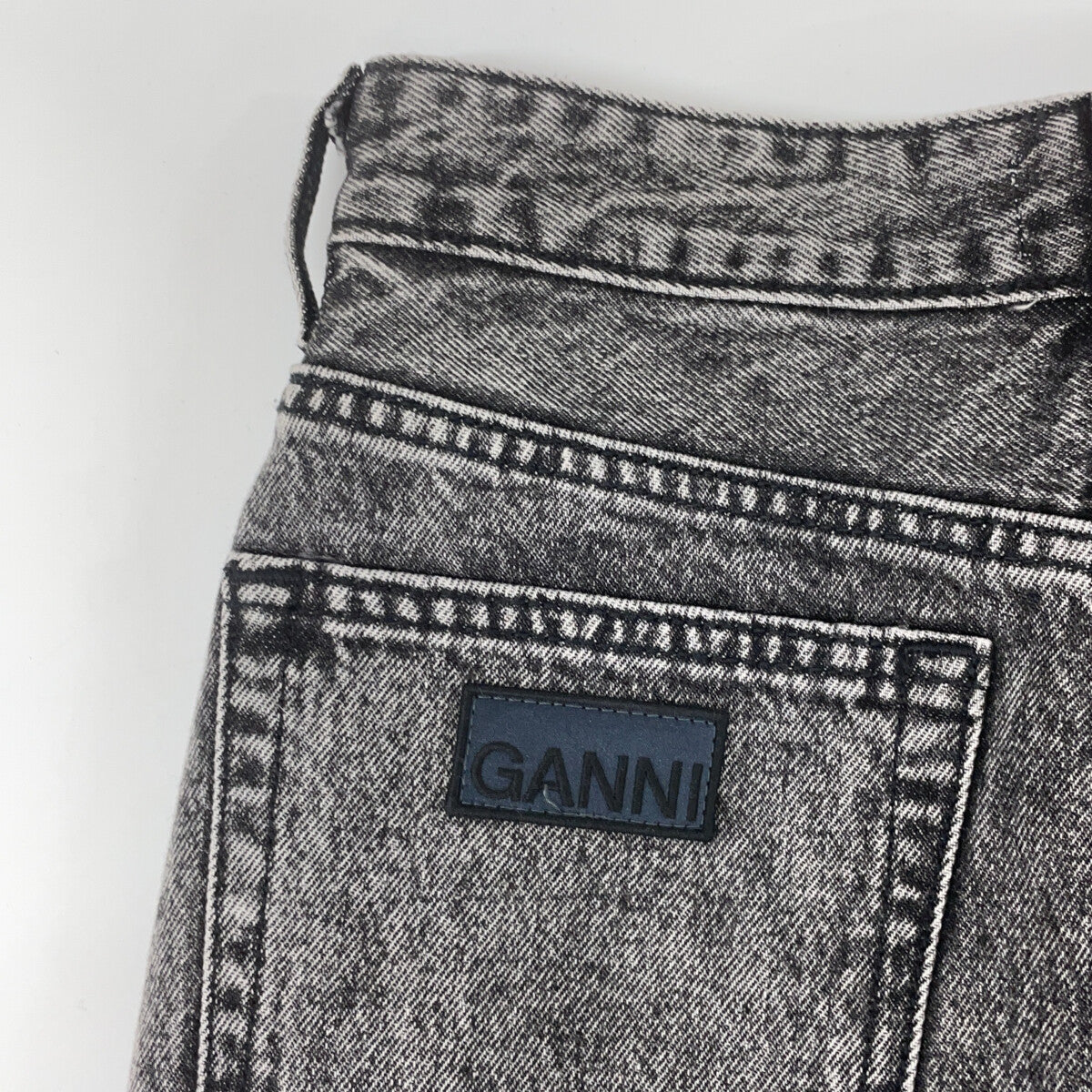 GANNI GANNI SNOW WASHED DENIM SKIRT 牛仔半身裙 下装