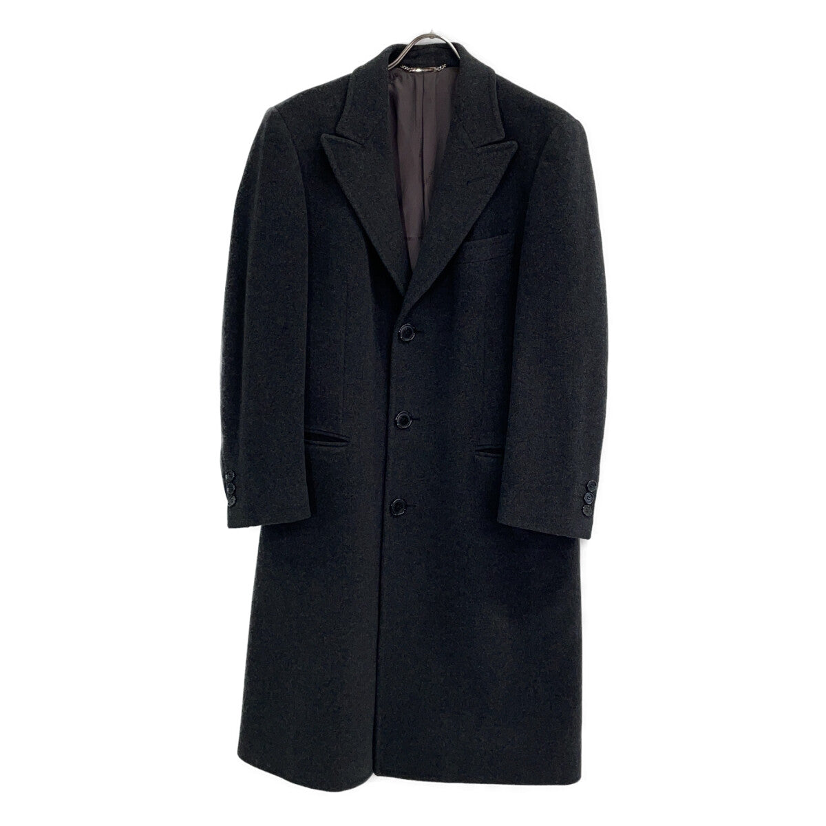 DOLCE&GABBANA Dolce & Gabbana F504/7248 Gray Wool Chesterfield Coat Coat