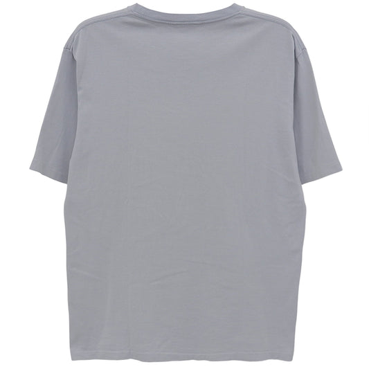 Cotton 100 LUSTER PLAITING TEE Top Men's Light Blue 4 A20ST02GT Top 4 Men's