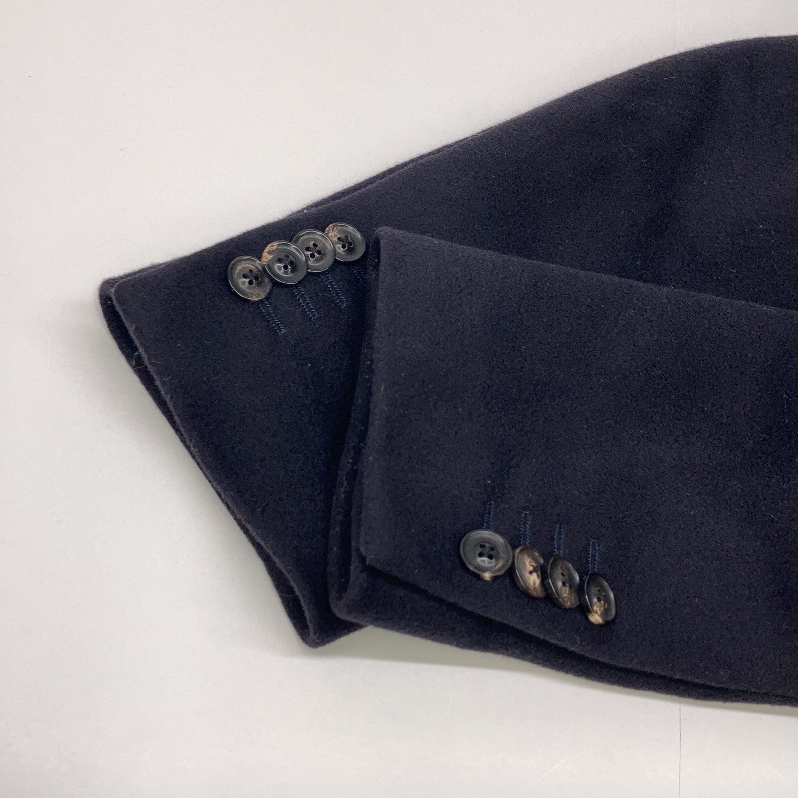 LARDINI ラルディーニ IV23636Q ネイビー スペシャルウール フランネル チェスターコート LARDINI ラルディーニ IV23636Q ネイビー スペシャルウール フランネル