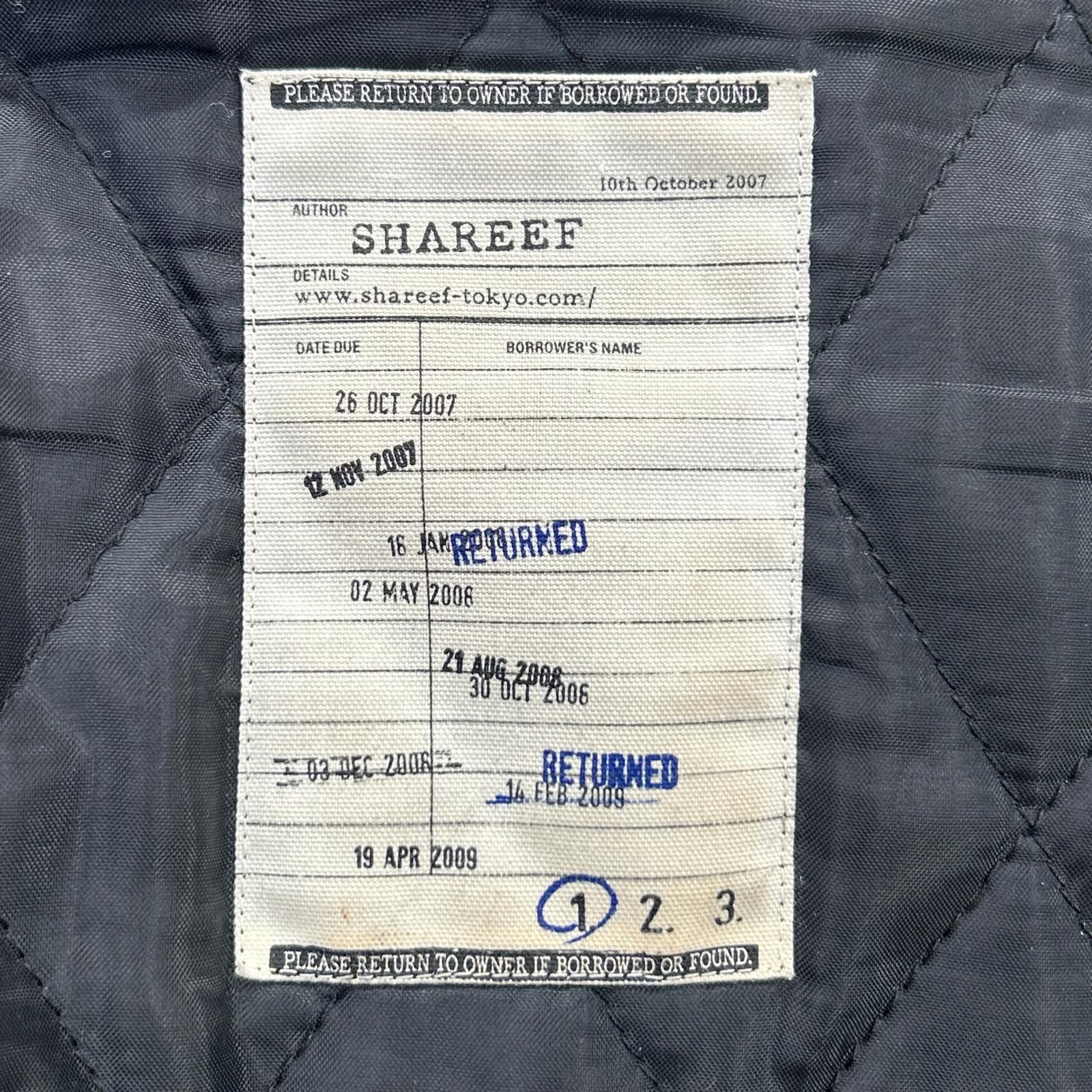 SHAREEF シャリーフ 19711705 STUDIOUS別注 ブラック スタンドジップブルゾン ジャケット