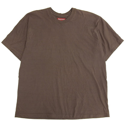 Supreme Intarsia Print T-shirt Tops Men's Brown x Green L 25SS Tops