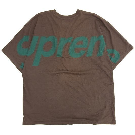 Supreme シュプリーム インターシャ プリント Tシャツ トップス メンズ ブラウン×グリーン L 25SS トップス