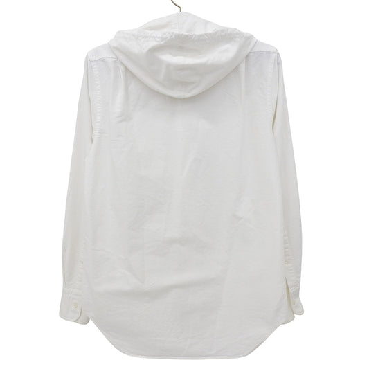 THOM BROWNE Thom Browne Oxford Hooded Shirt Zip Hoodie Top Men's White 1 MWL286A-00139100 Top