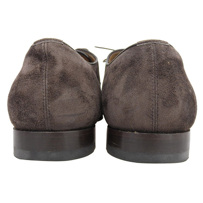 Christian Louboutin Suede x Calf x Corduroy Straight Tip Shoes Men's Brown 41 Shoes