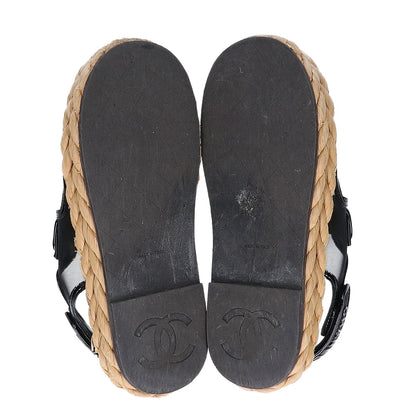 CHANEL Coco Mark Mesh Sandals G38945