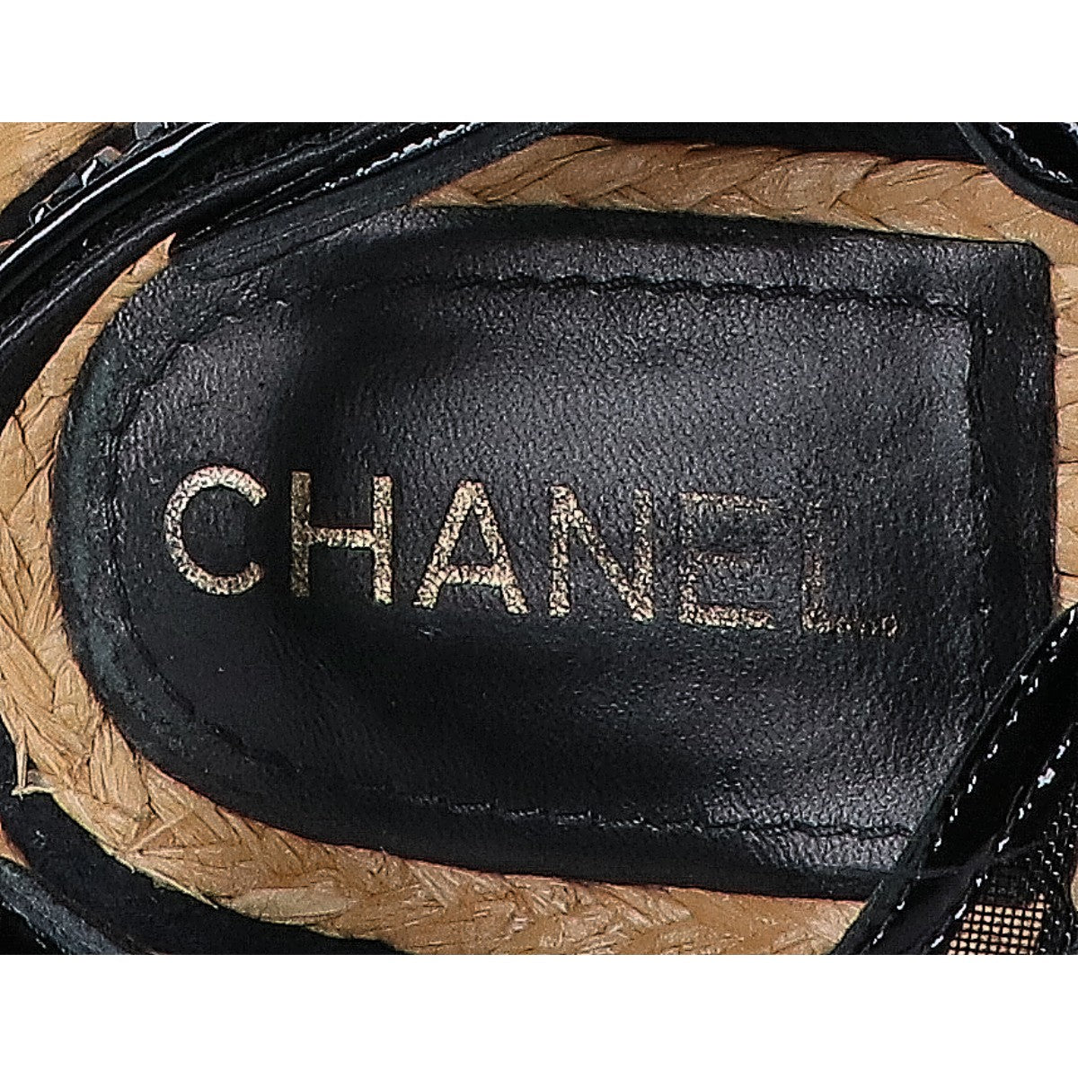 CHANEL Coco Mark Mesh Sandals G38945