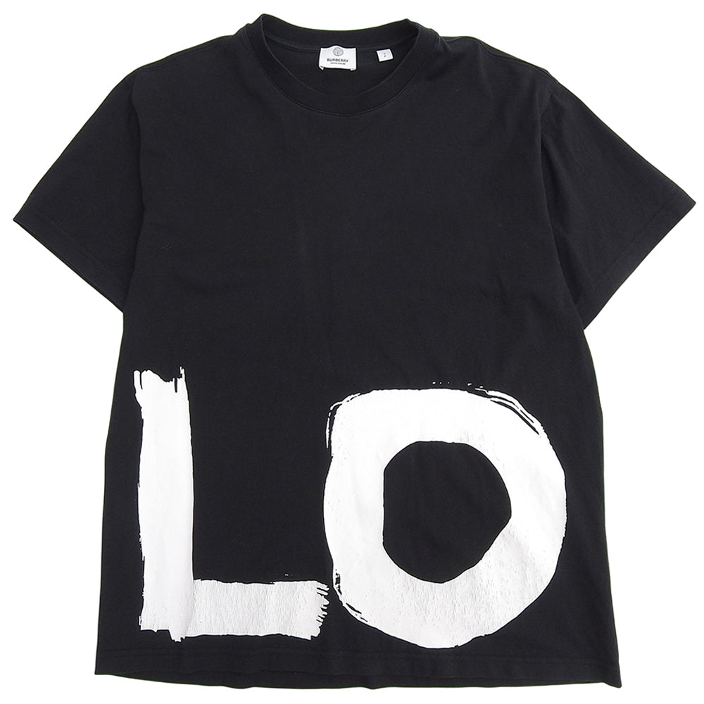 BURBERRY Carrick Love Print Short Sleeve T-Shirt Top Men's Black S 8037302 Top